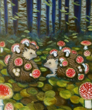 Hedgies, 2020, oil